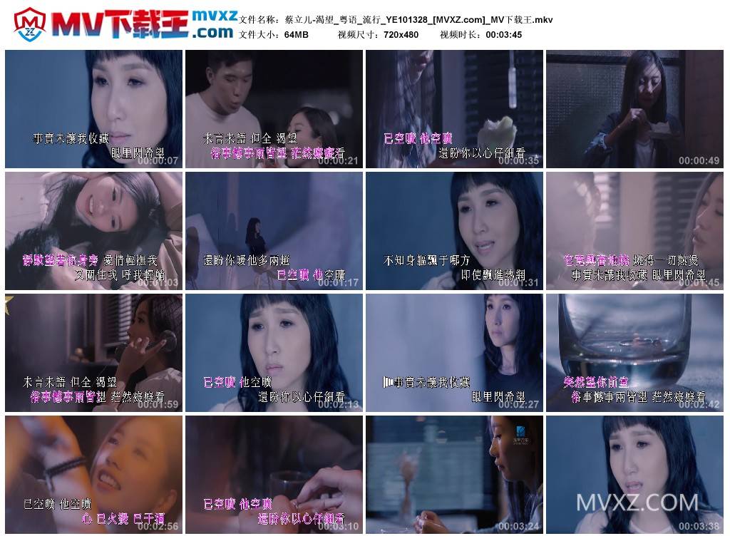 蔡立儿-渴望_粤语_流行_YE101328